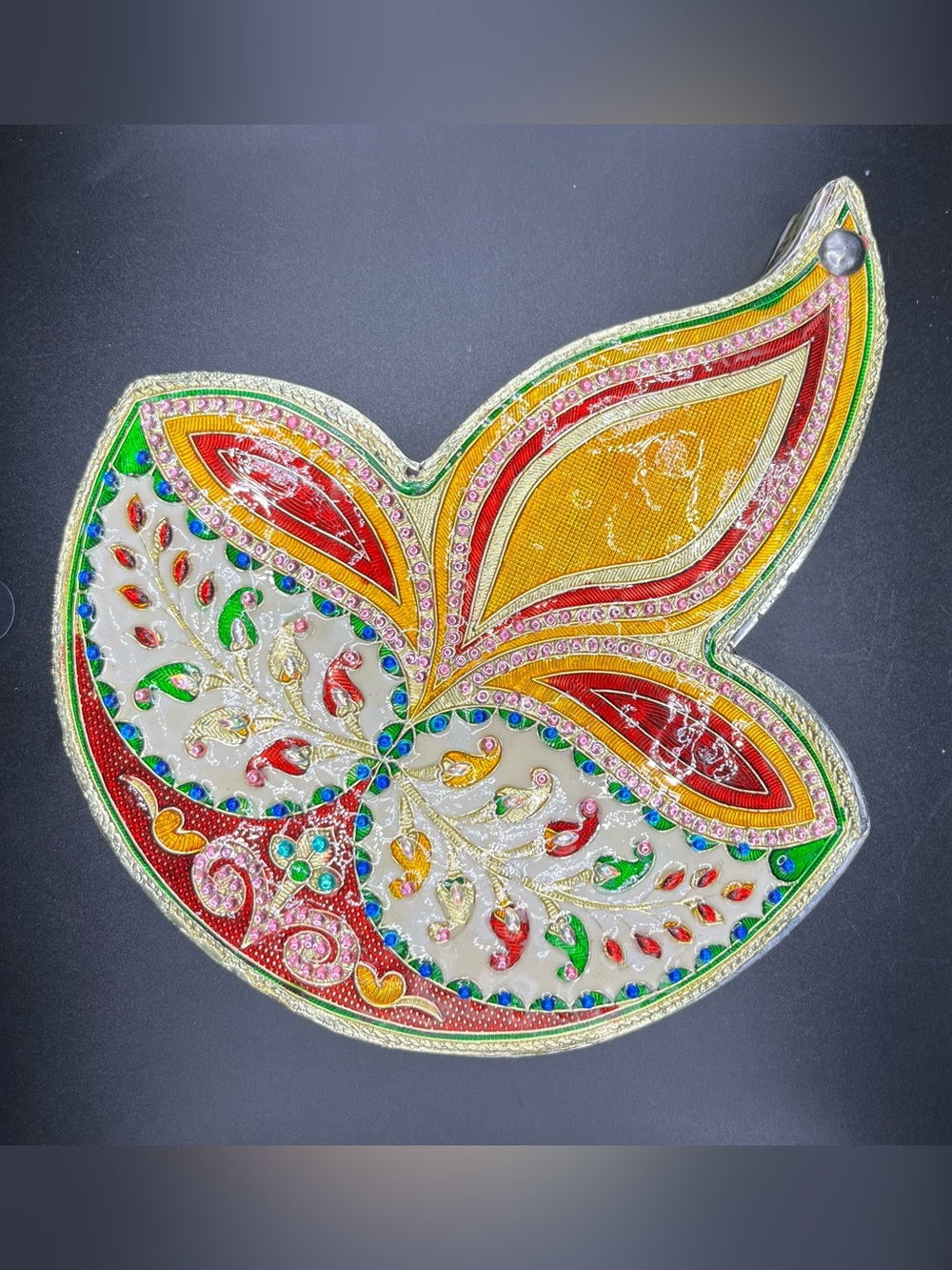 Traditional Indian Meenakari Dry Fruit Box
